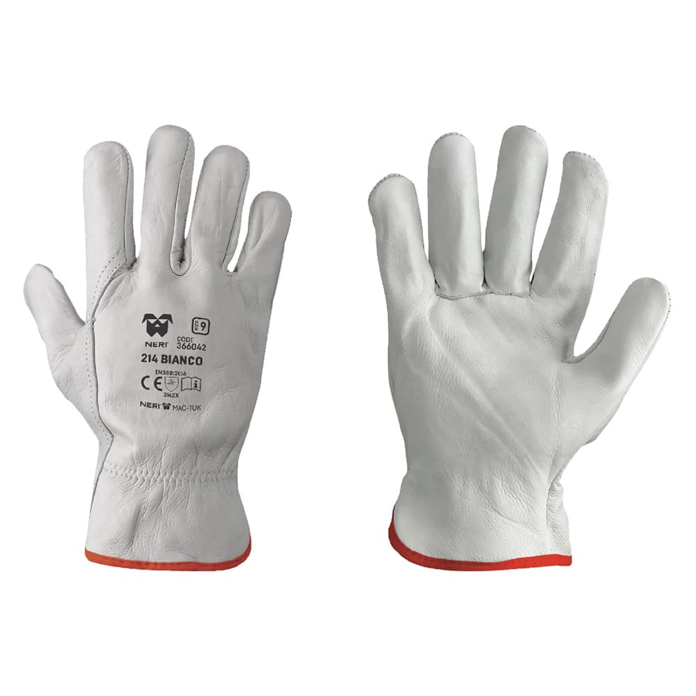 GUANTI PELLE FIORE BOVINO ART.214 Tg. 7 (S) (12 CP)