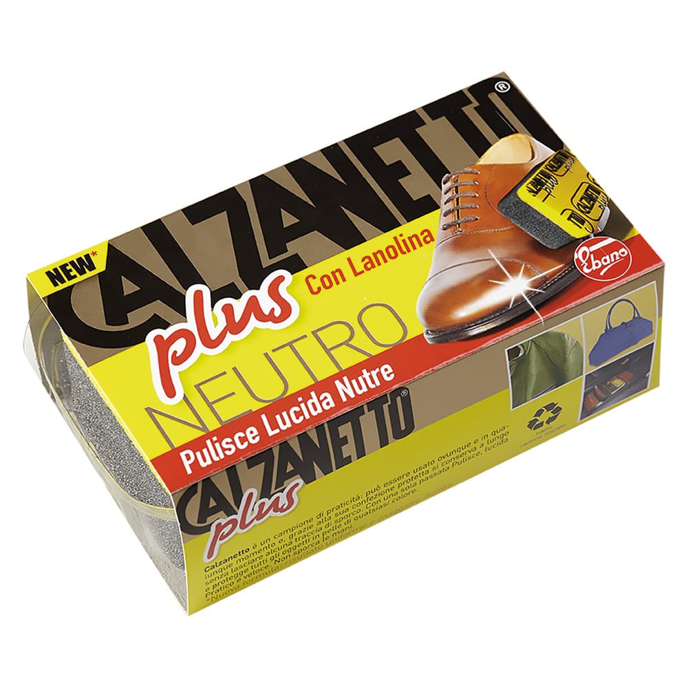 SPUGNA LUCIDA SCARPE 'PLUS' colore marrone (12 PZ)