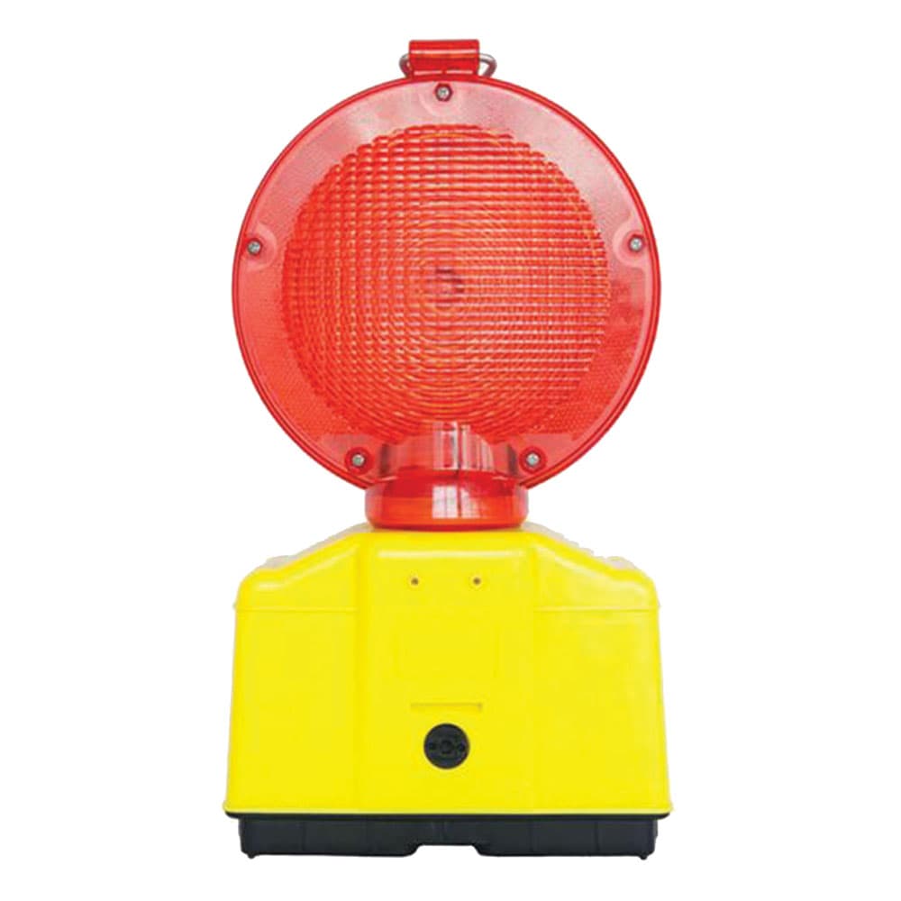 LAMPADA DA CANTIERE LAMPEGGIANTE 'DOUBLE BLINK ROAD' gialla