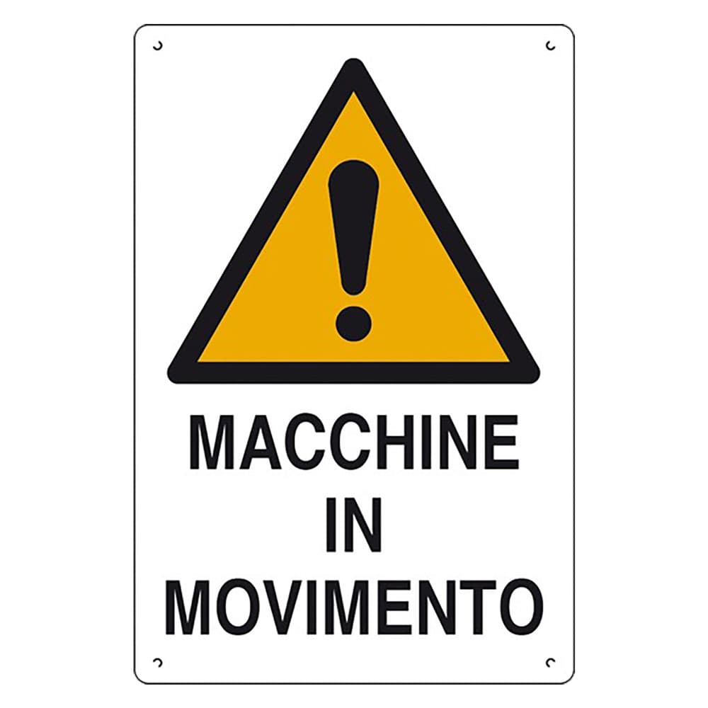 CARTELLO 'MACCHINE IN MOVIMENTO' cm 60 x 40 (10 PZ)