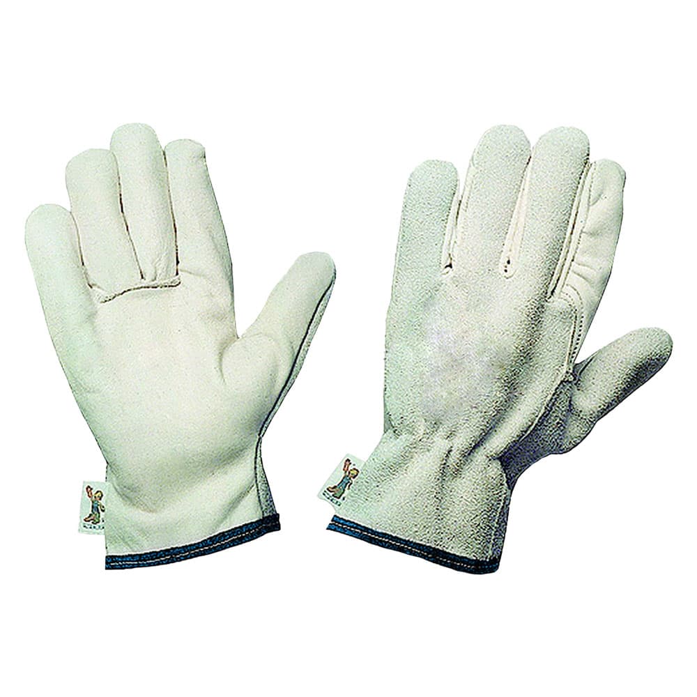 GUANTI PALMO PELLE DORSO CROSTA Tg. 8 (M) (10 CP)