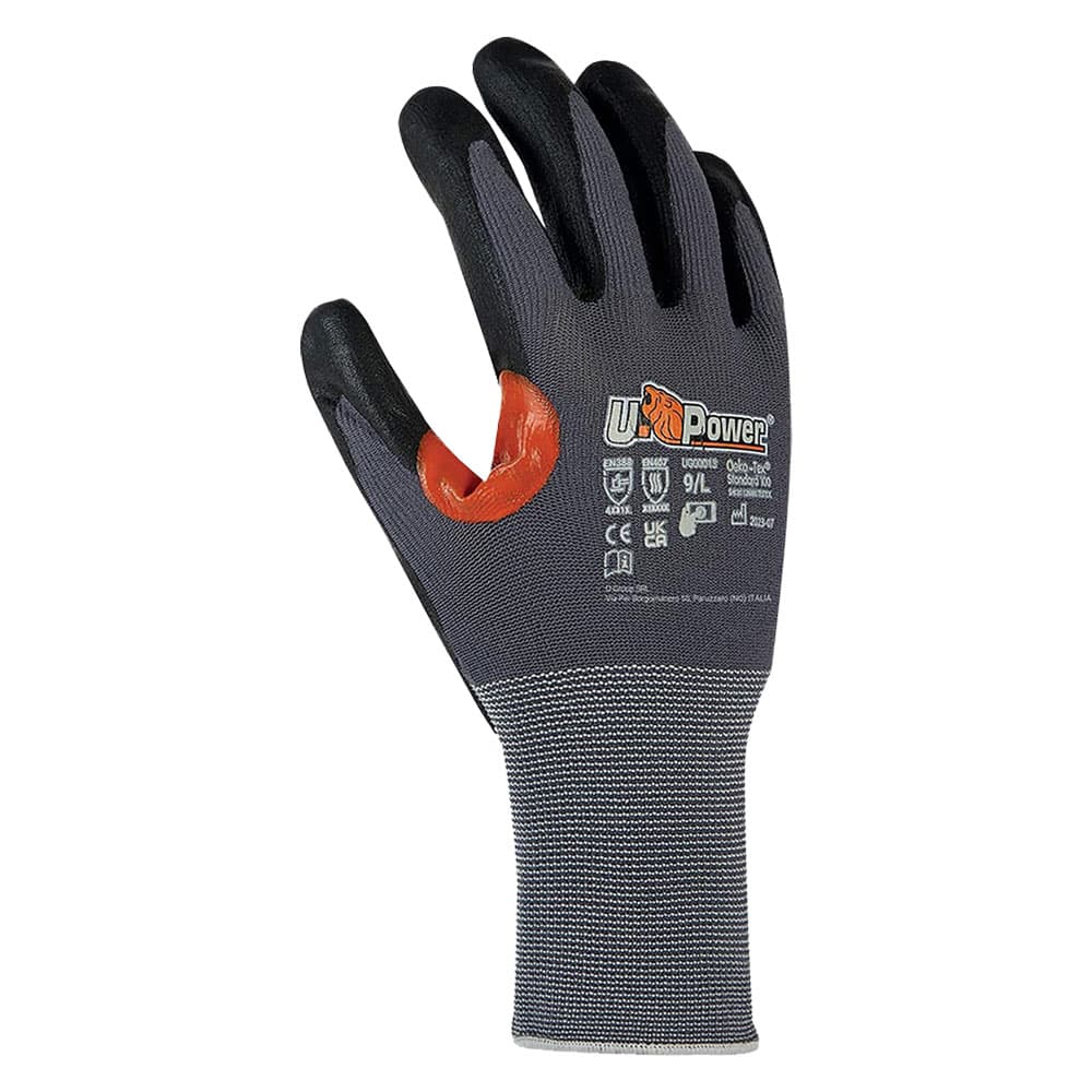 GUANTI NITRILE/NYLON 'KUMBA' Tg. 9 (12 CP)