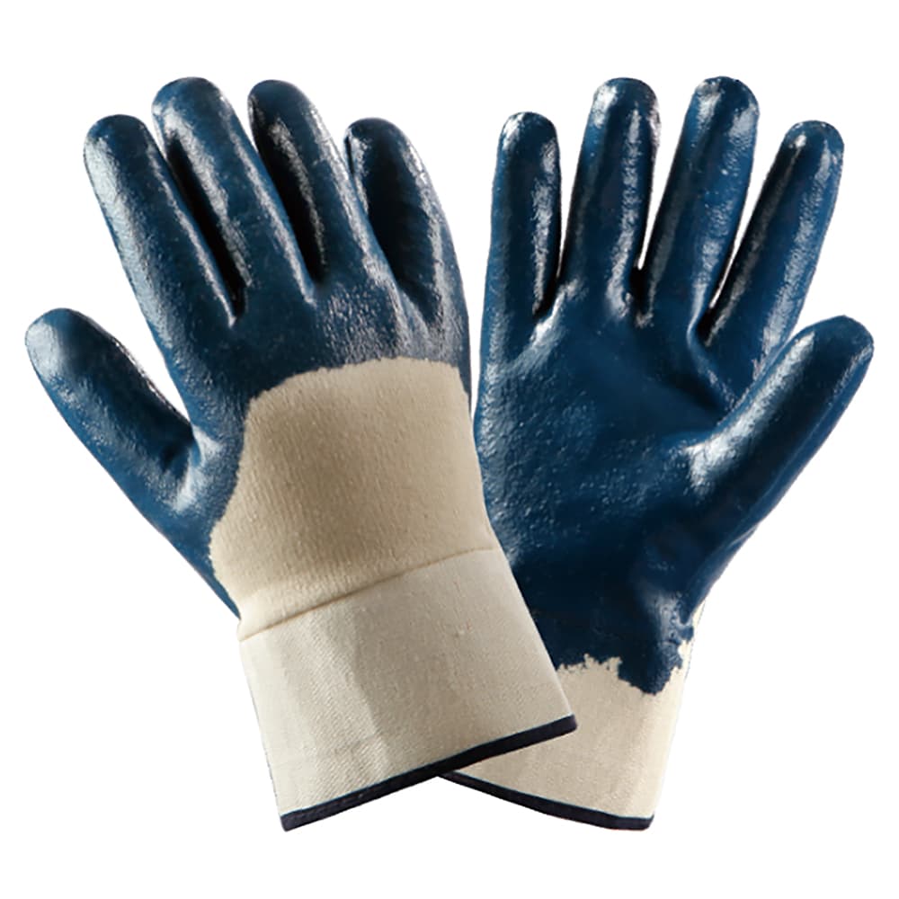 GUANTI NBR MANICHETTA IN TELA  Tg.10 (XL) (12 CP)