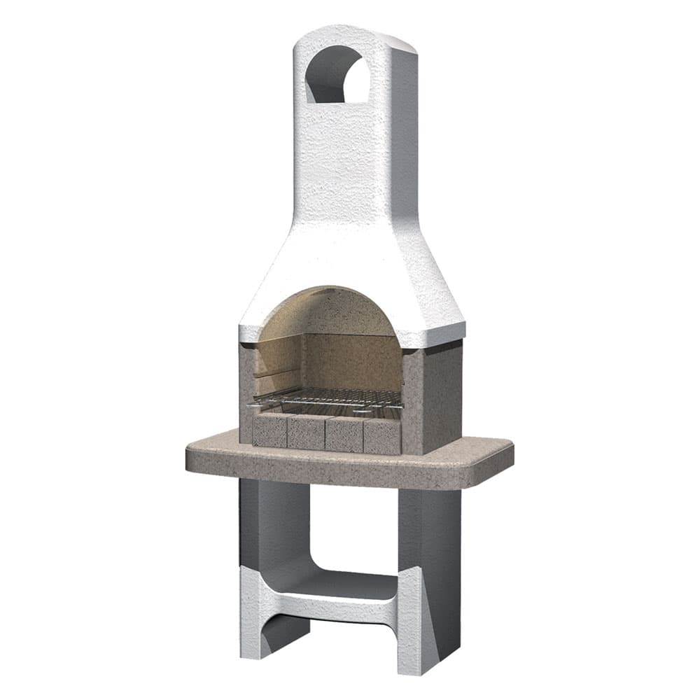 BARBECUE MURATURA 'LUCERNA' 88 x  58 x  H 179,1 cm