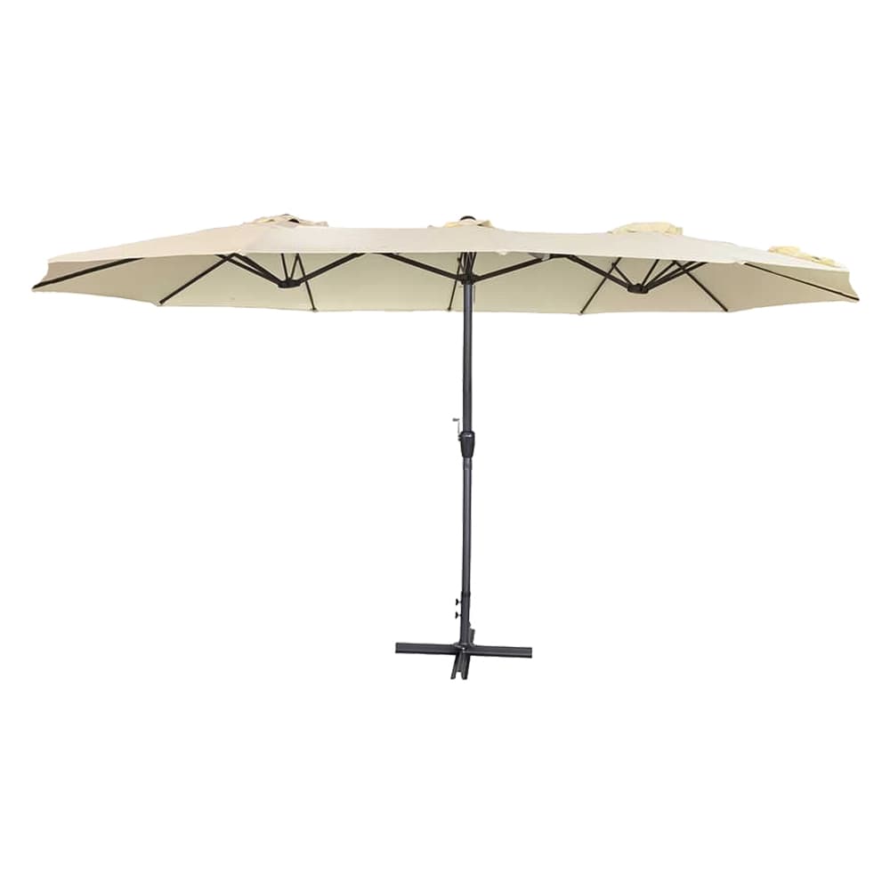 OMBRELLONE DOPPIO DA GIARDINO mt 2,7 x 4,6