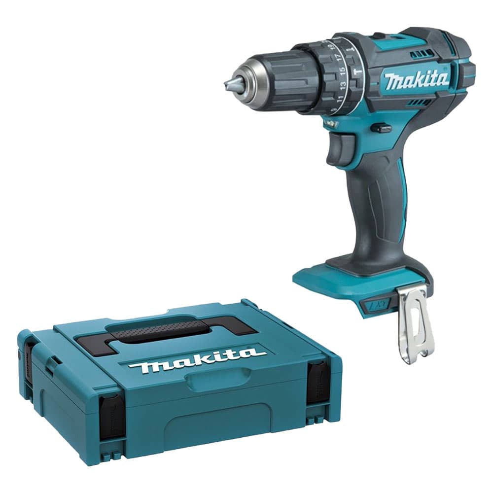 TRAPANO AVVITATORE A BATTERIA CON PERCUSSIONE 'DHP485ZJ'    18V - corpo macchina