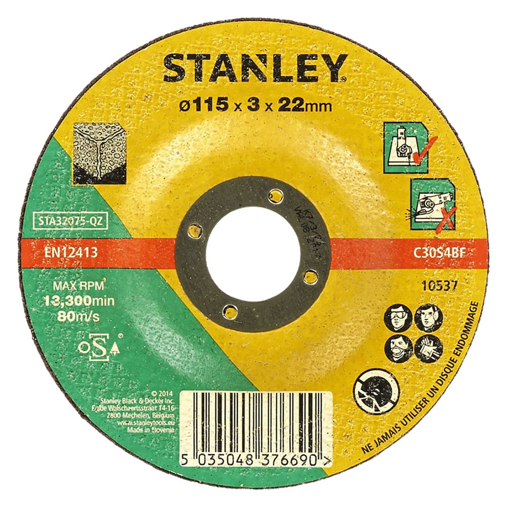 MOLA ABRASIVA PER PIETRA Ø 115 x 3,2 - art. STA32075-QZ (5 PZ)