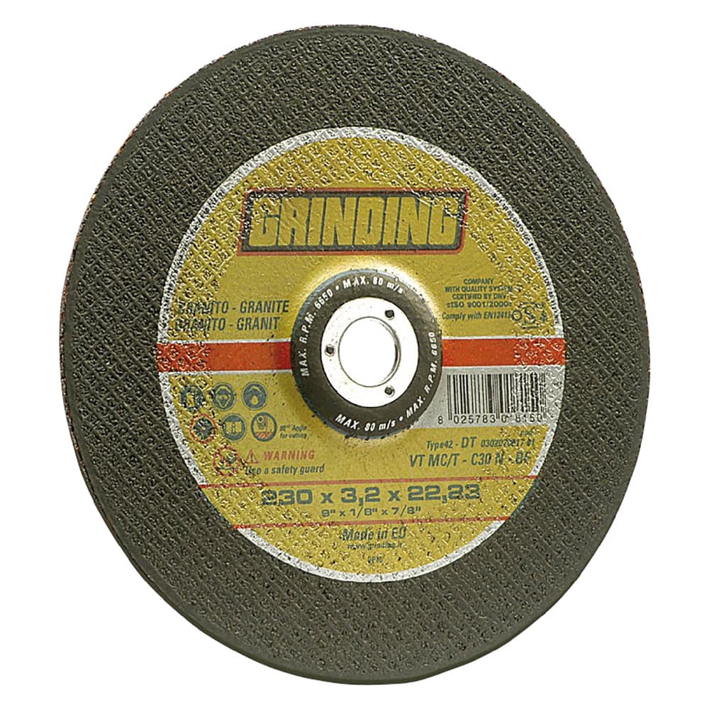 MOLA ABRASIVA PER GRANITO ø 230 x 3,2 (25 PZ)