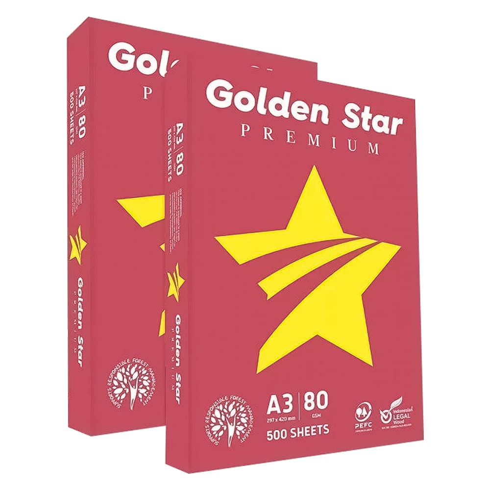 CARTA UFFICIO 'GOLDEN STAR PREMIUM' A3 - 42 x 29,7 cm (5 CF)