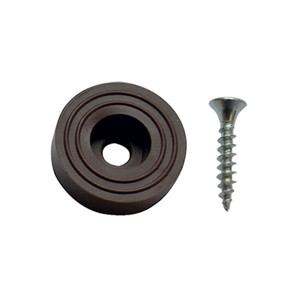 SOTTOSEDIA CON VITE Ø mm 23 - pz. 8 marrone