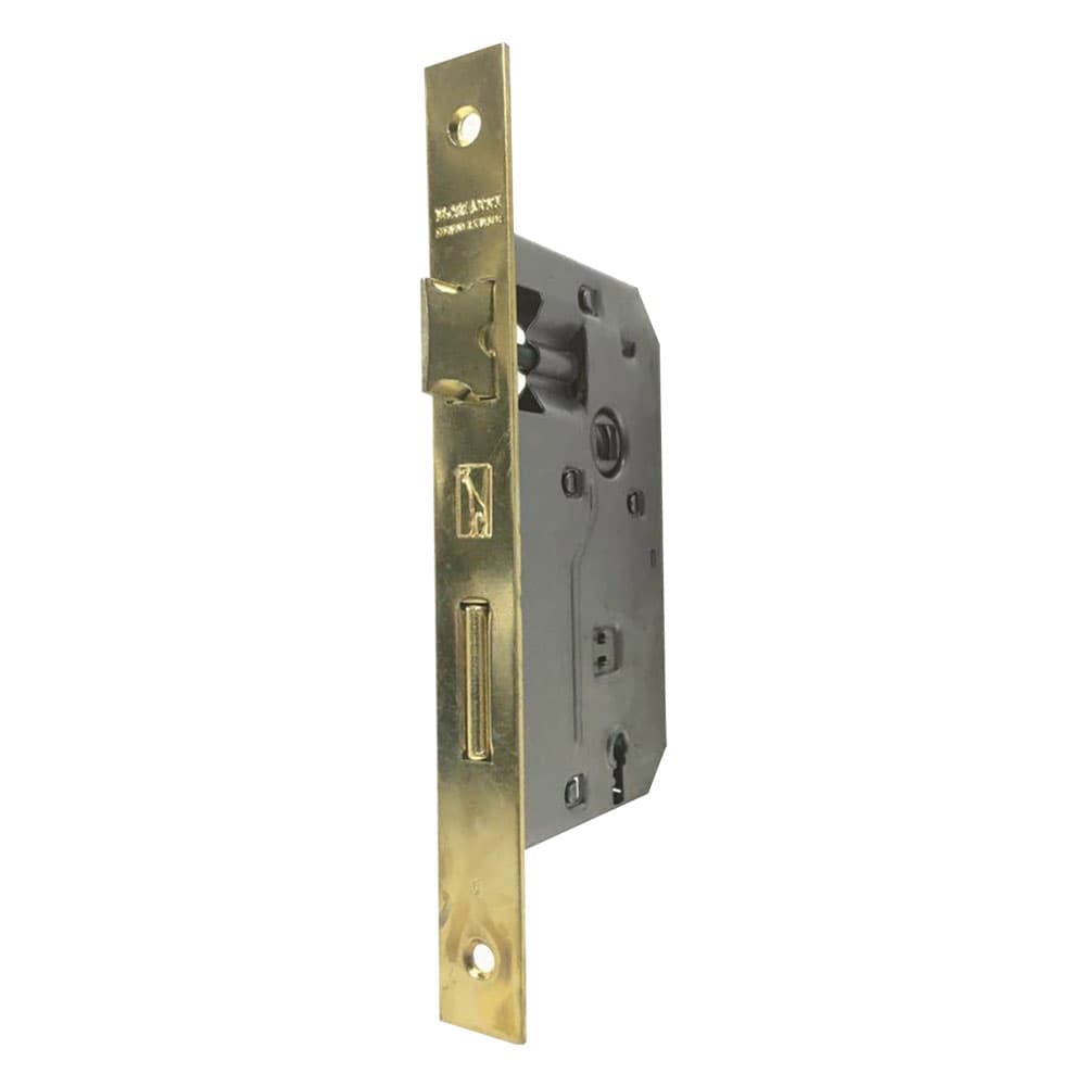 SERRATURA 'PATENT' B.Q. ottonato verniciato E 35
