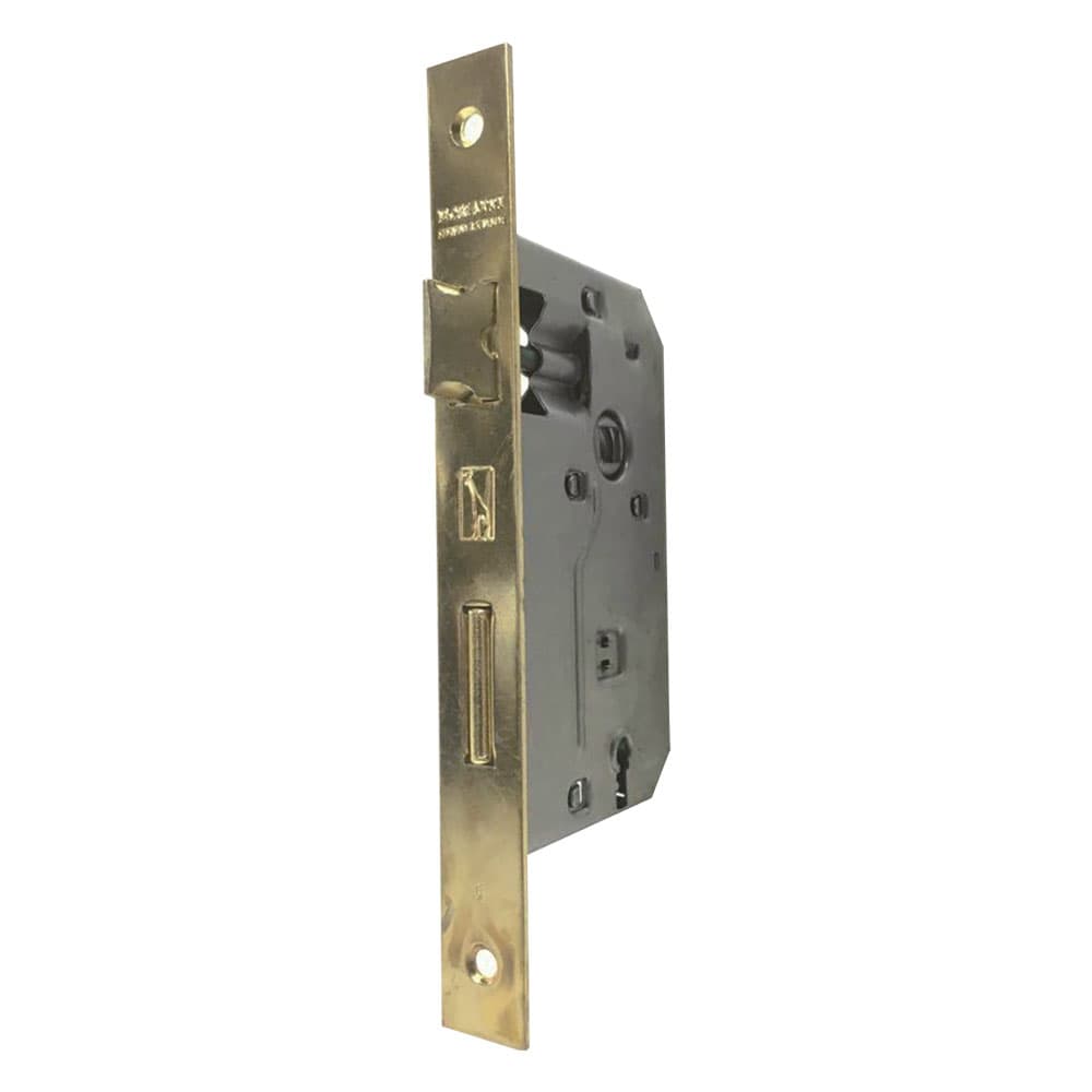 SERRATURA 'PATENT' B.Q. ottonato verniciato E 50