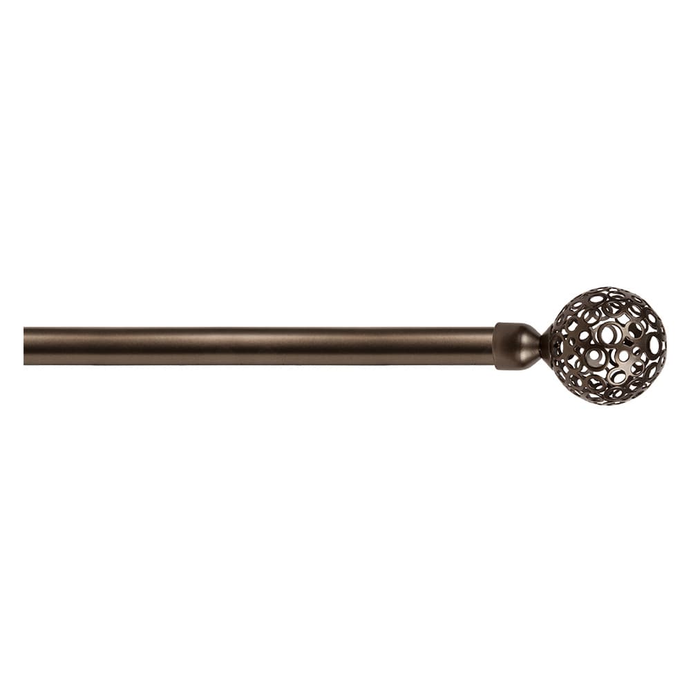 SCORRITENDA 'KIT FERRO' mod. 'Boccia fiore' col. bronzo Ø 20/19 mm.