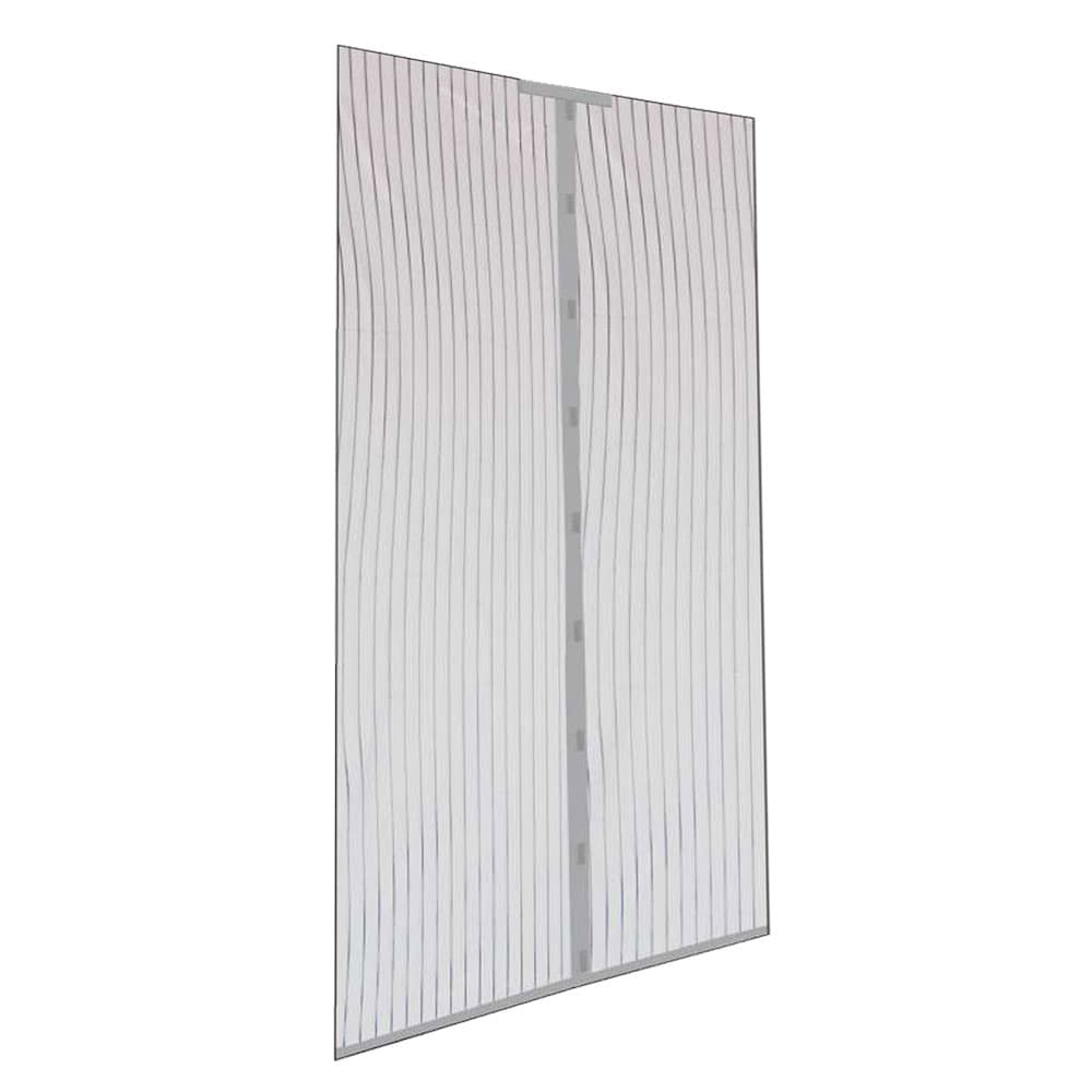 ZANZARIERA IN POLIESTERE PER PORTE CON MAGNETI cm 120 x 250 - col. grigio