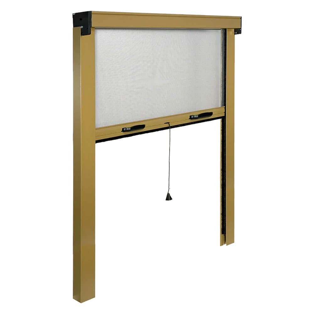 ZANZARIERA A RULLO VERTICALE PER PORTA/FINESTRA cm 80 x 250 - bronzo