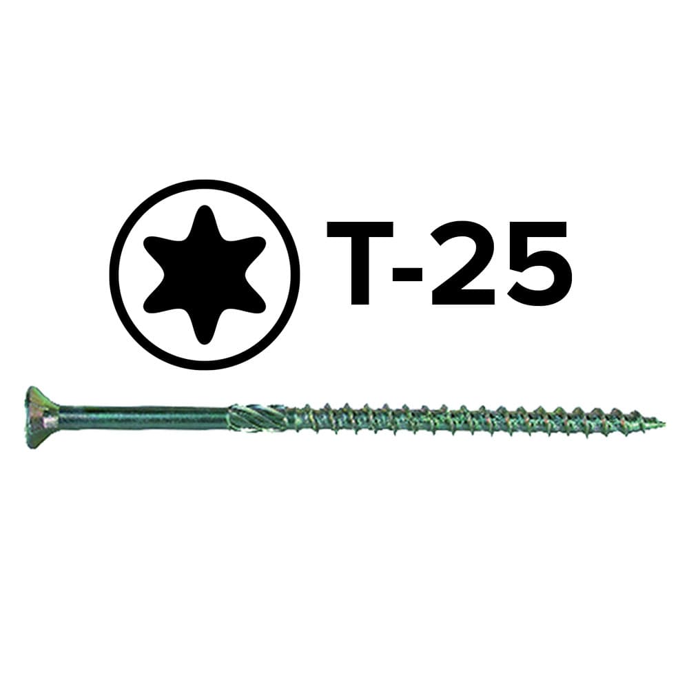 VITE PER LEGNO TSP 'PROFESSIONALE' mm 5 x 120 - Torx T-25 (100 PZ)