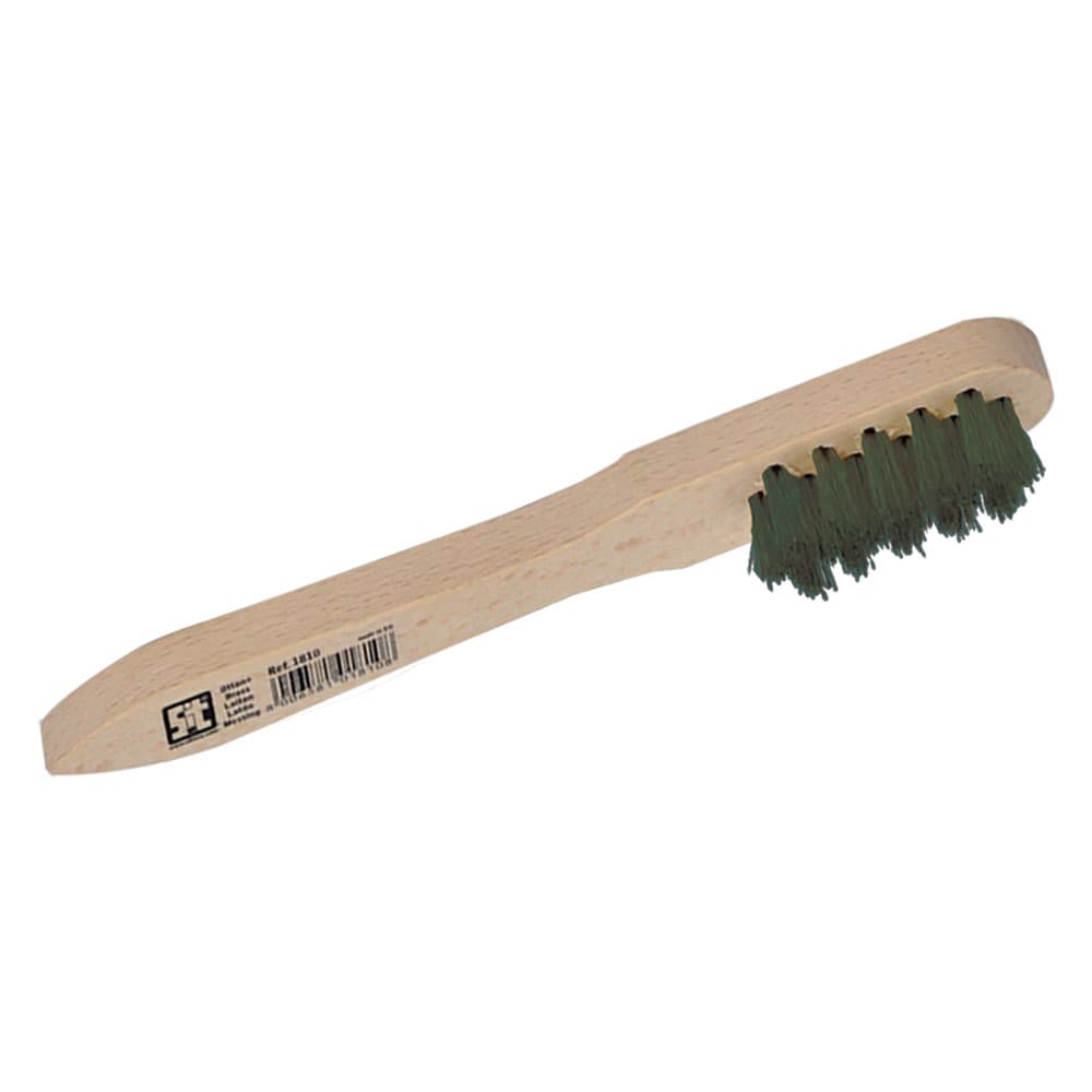 SPAZZOLA A MANO PER CANDELE mm 150x35 - fili acciaio Ø mm 0,15