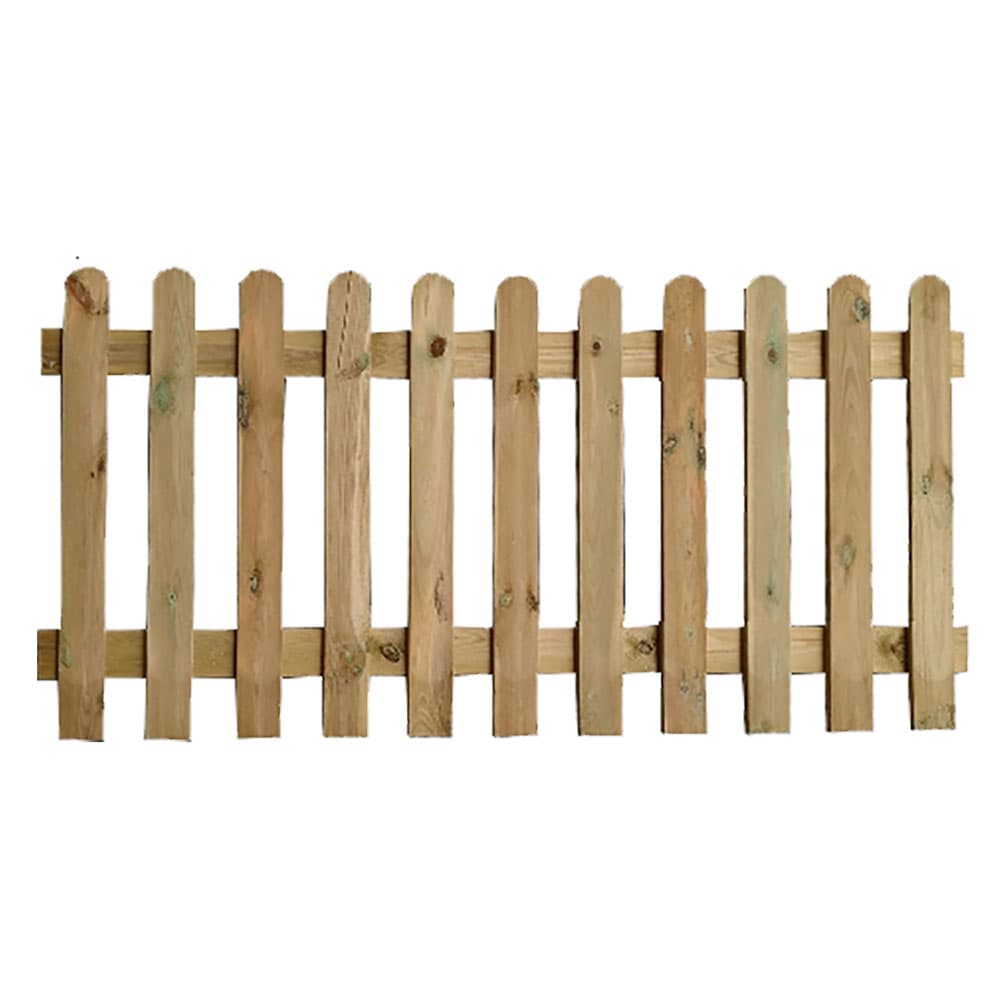 STECCATO IN LEGNO 'LAMELLE' cm. 180 x h.100 - 11 lamelle 15 x 85 mm