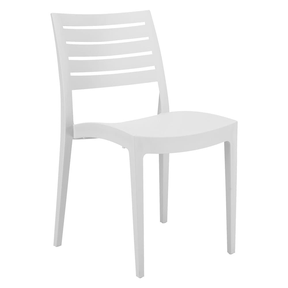 SEDIA IN POLIPROPILENE 'FIRENZE' bianco