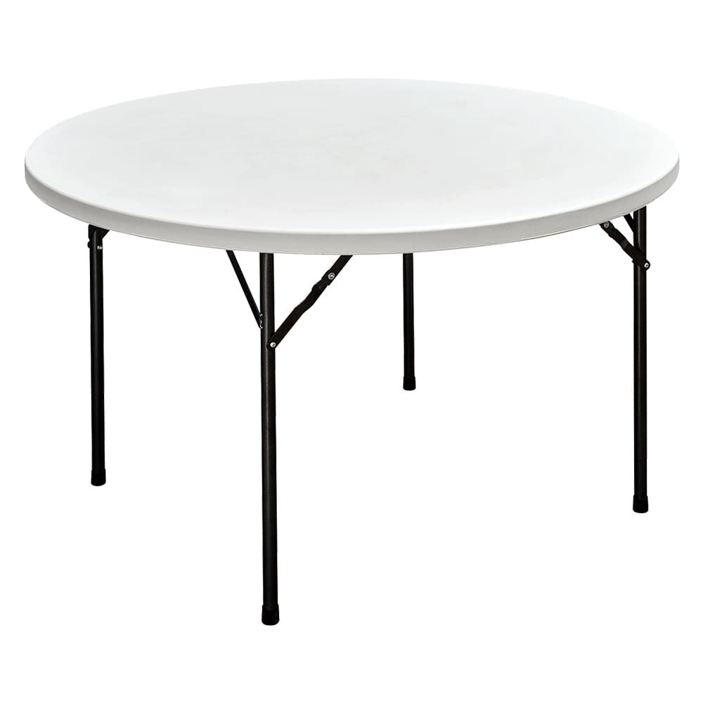 TAVOLO TONDO PIEGHEVOLE 'PARTY' Ø cm 120 x h. 74 - colore bianco