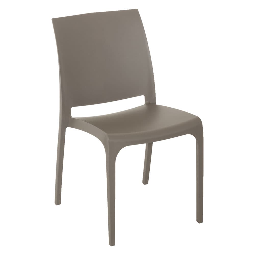 SEDIA IN POLIPROPILENE 'VOLGA' beige taupe
