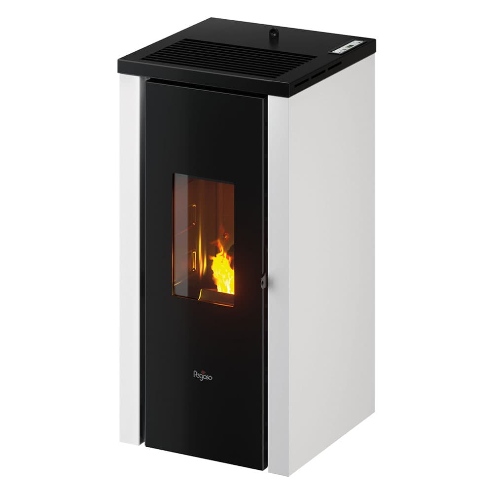 STUFA A PELLET 'VERA 7' 7 kW - colore bianco
