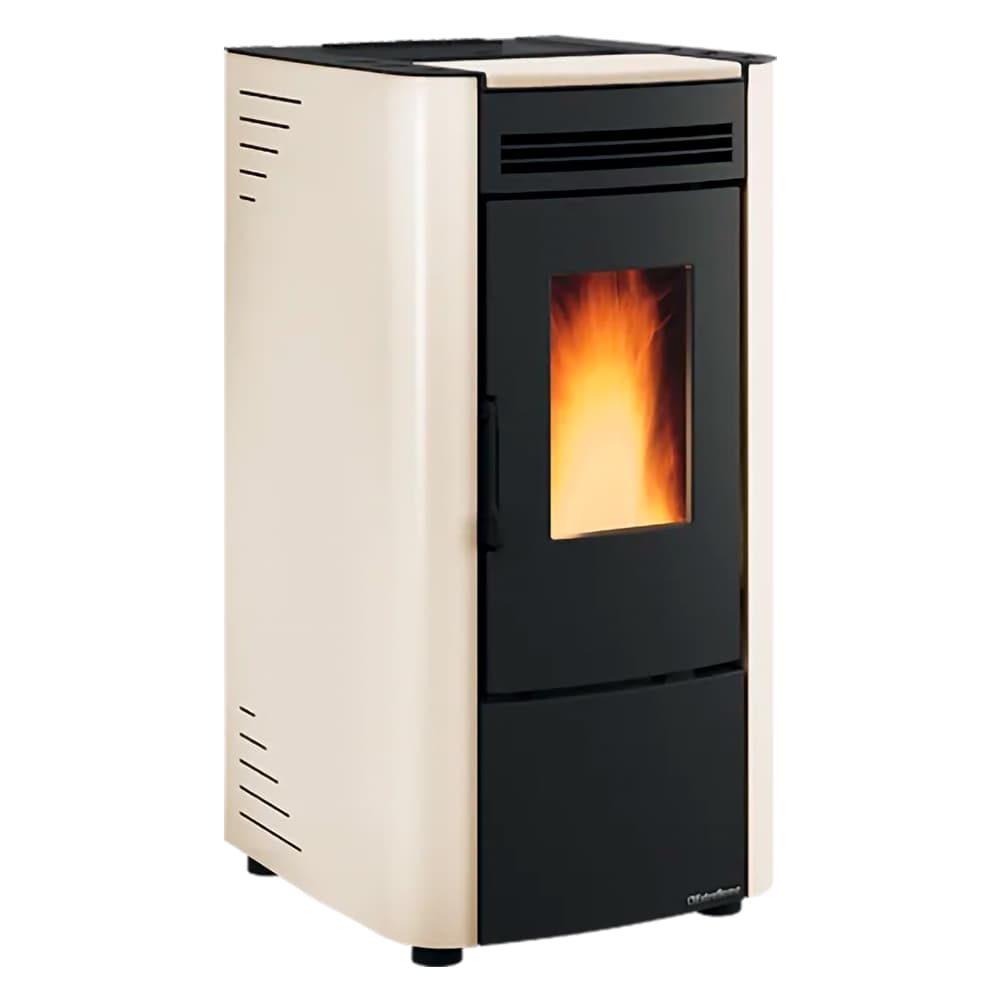 STUFA A PELLET 'KETTY 5.0' 6,5 kW - colore avorio
