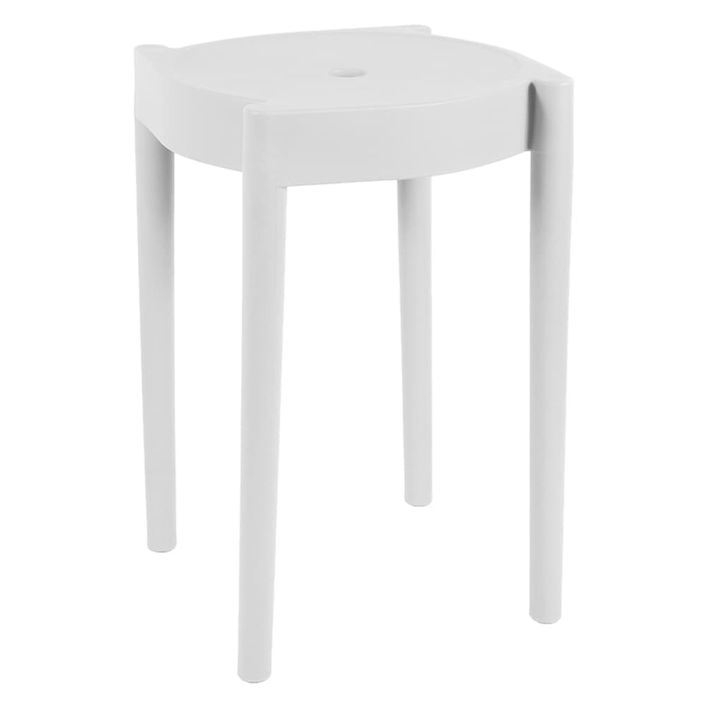 SGABELLO IMPILABILE 'TAIPEI' col. bianco