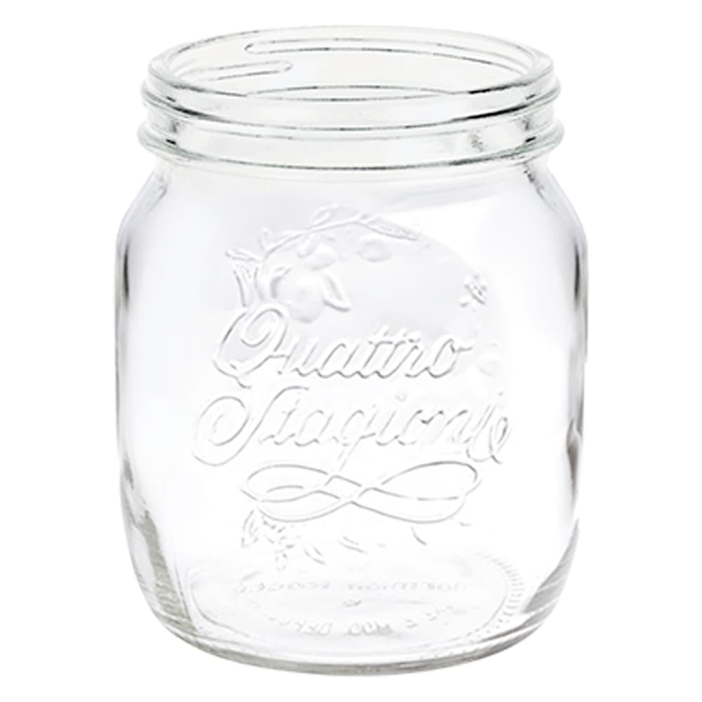 VASO ERMETICO IN VETRO PER ALIMENTI 'QUATTRO STAGIONI' 700 ml (6 PZ)