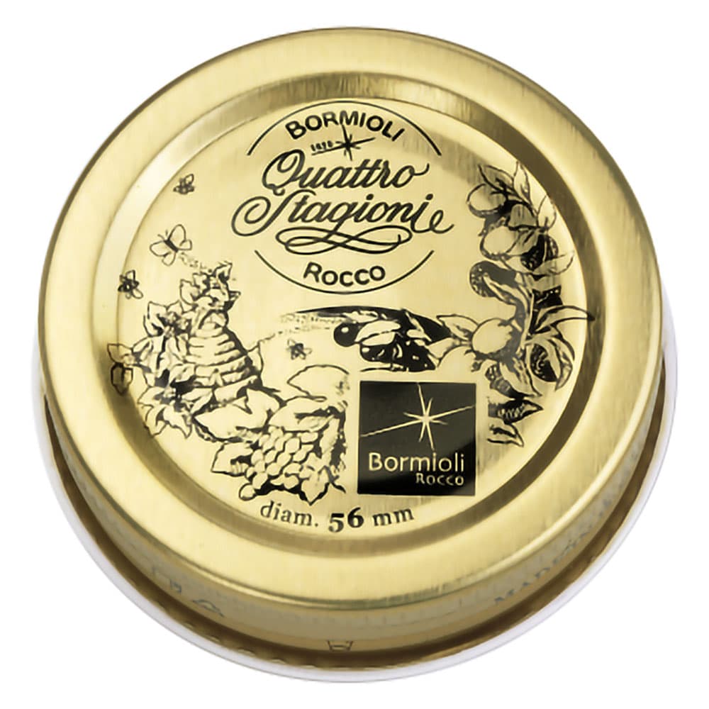 TAPPO PER VASO ERMETICO IN VETRO 'QUATTRO STAGIONI' Ø mm 56 - per vasi da ml 150 - cf da 3 pz