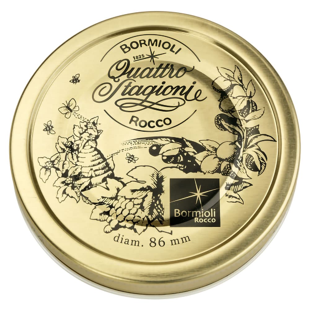 TAPPO PER VASO ERMETICO IN VETRO 'QUATTRO STAGIONI' Ø mm 86 - per vasi da ml 700/1000 -cf da 2 pz