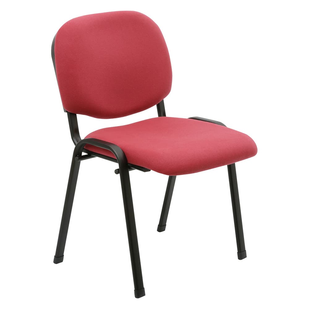 SEDIA DA INTERLOCUTORIA bordeaux - cm 54,5 x 58 x 81,5 (5 PZ)