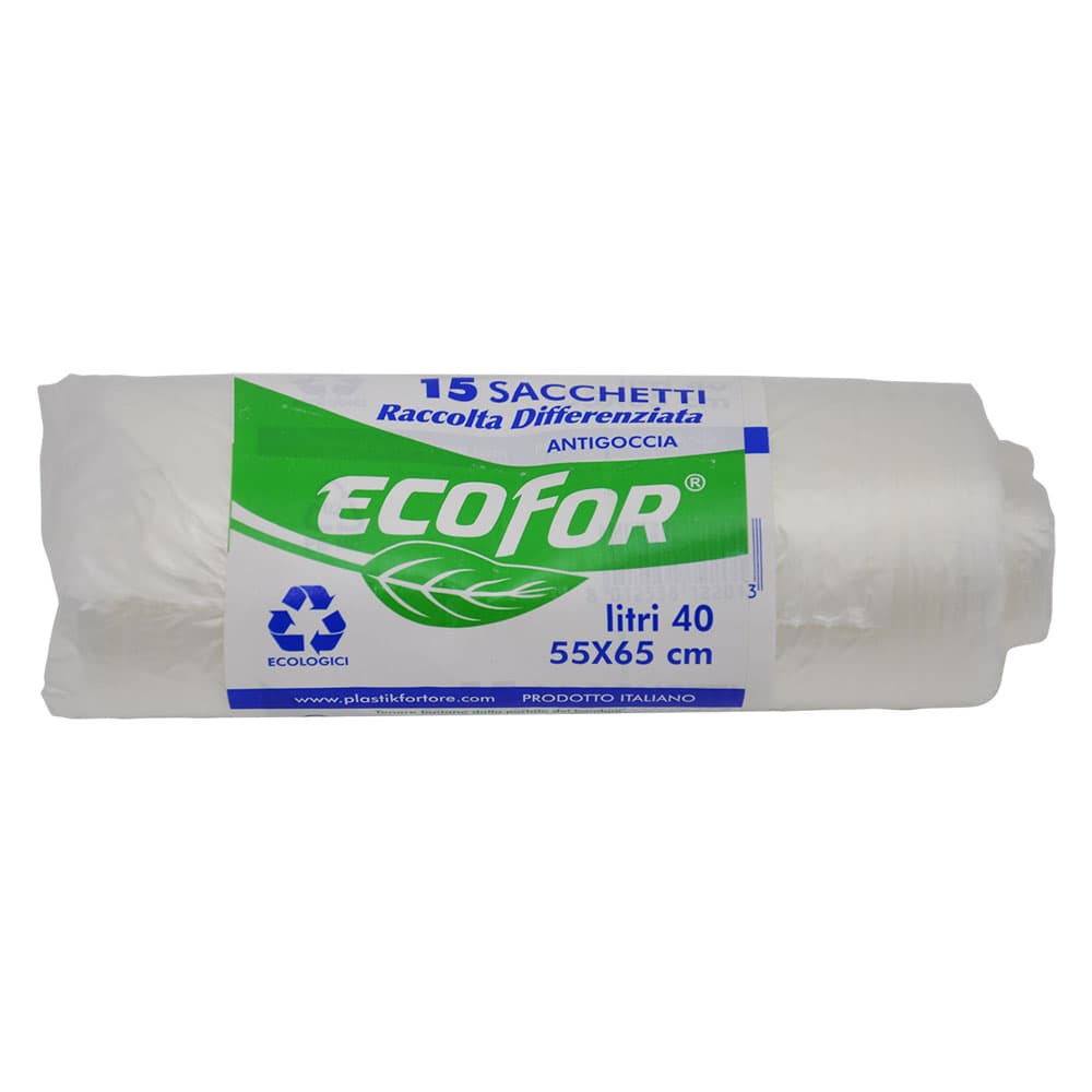 SACCHETTI PER NETTEZZA URBANA cm 55x65 - cf.15 pz - trasparenti (50 CF)