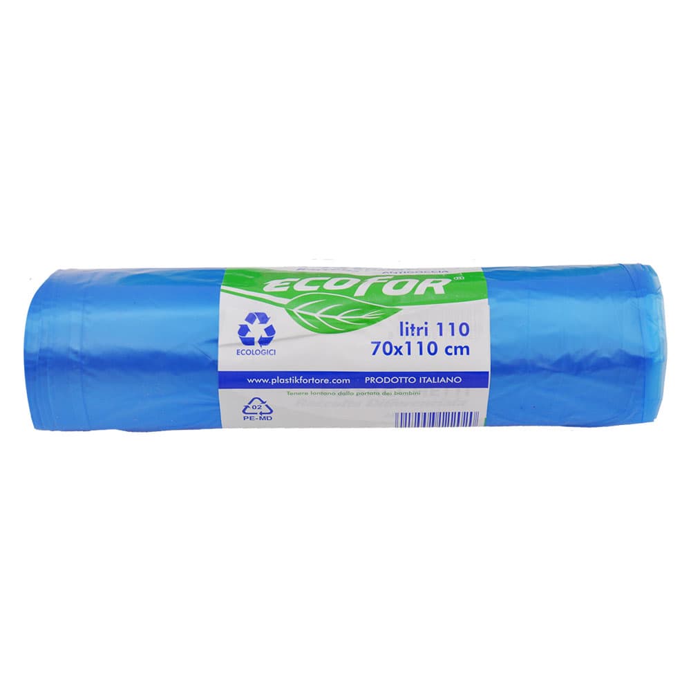SACCHETTI PER NETTEZZA URBANA cm 70x110 - cf.10 pz - celesti (35 CF)