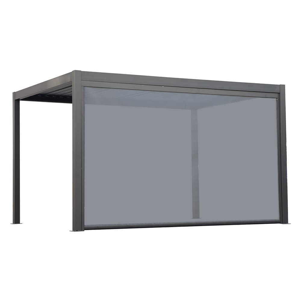 TENDA A RULLO 'ZEN' PER PERGOLA BIOCLIMATICA 'QUIETE' mt 4 - antracite
