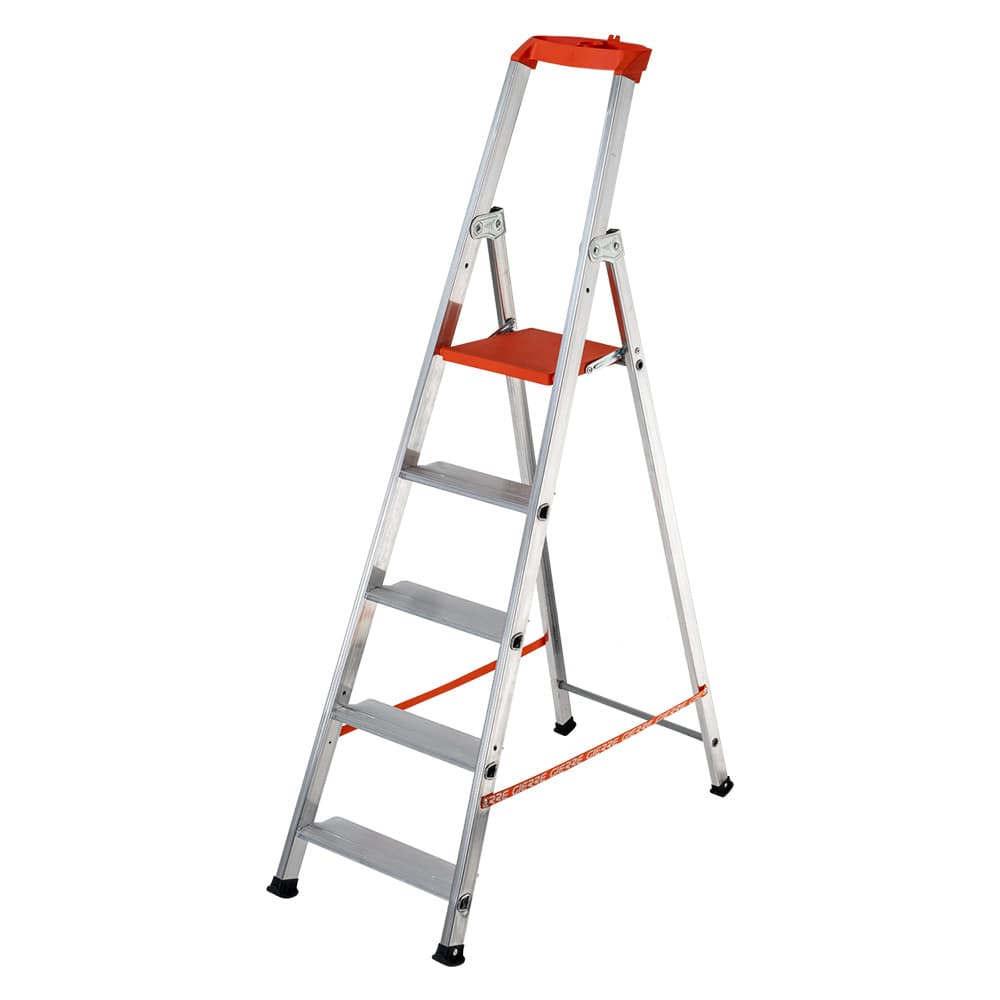 SCALA DOMESTICA PROFESSIONALE 'STABILA 110' 5 gr.- aperta cm 111/chiusa cm 188