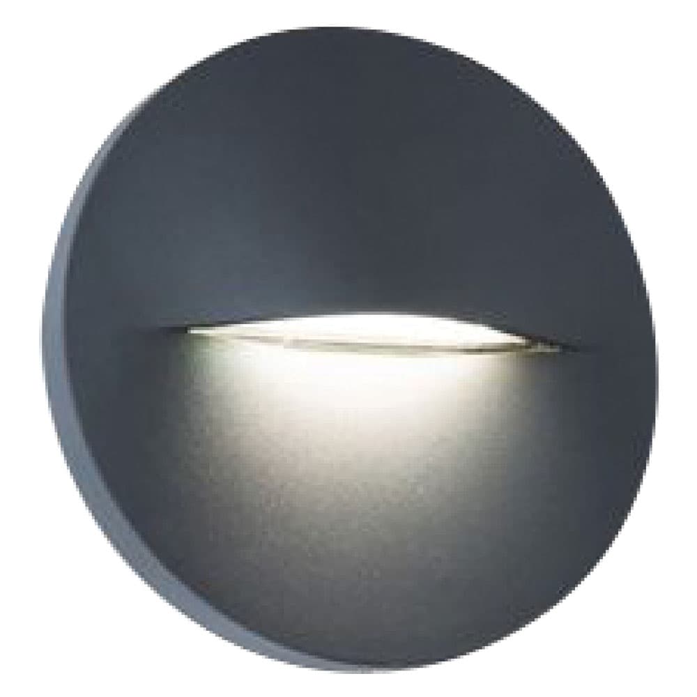 SEGNA PASSO TONDO 'OPEN' colore grafite - 3 watt