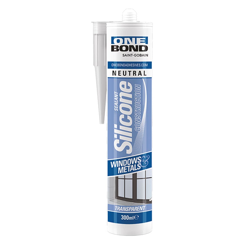 SILICONE NEUTRO 'CONSTRUCTION' trasparente ml 300 (12 PZ)