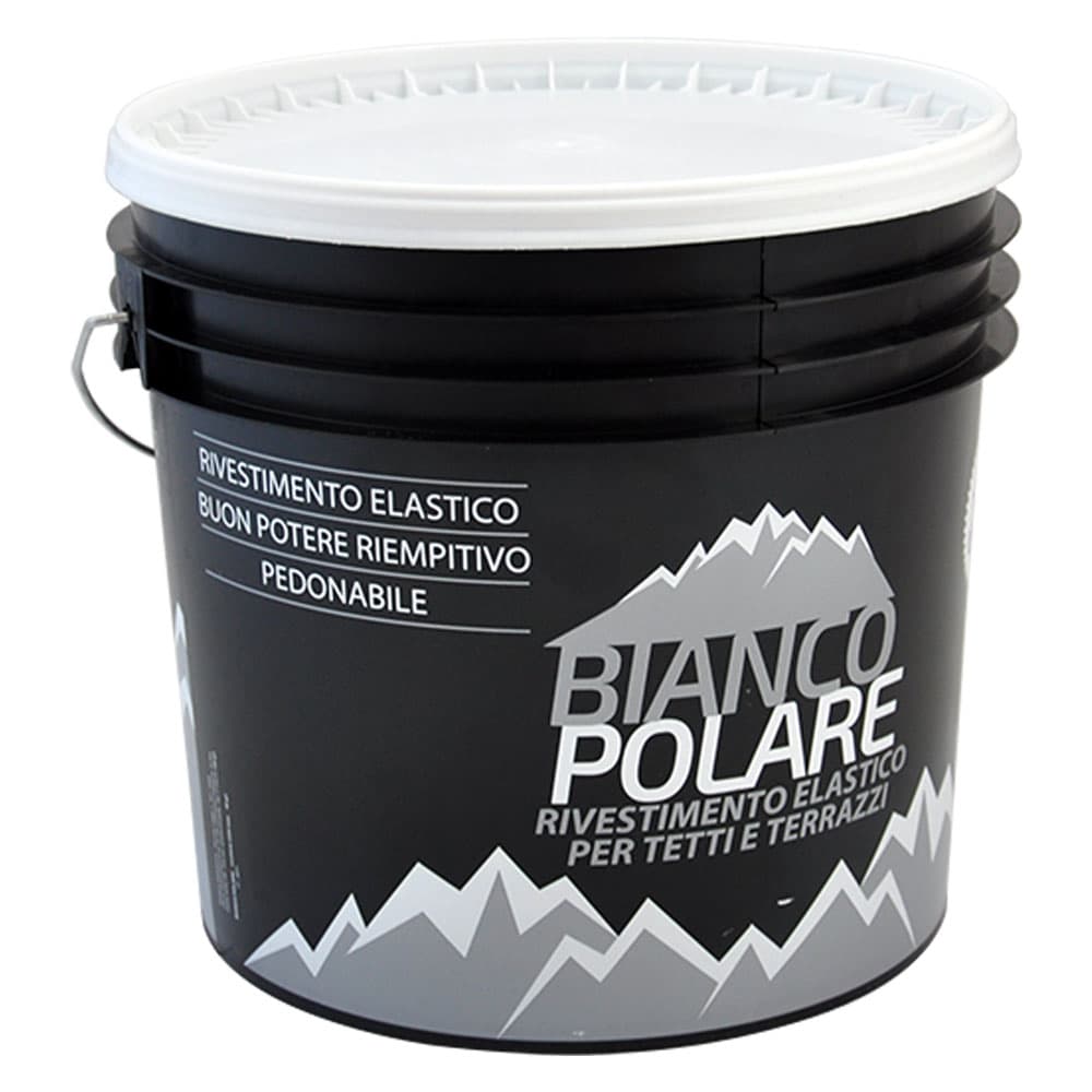 VERNICE ACRILICA PER TETTI kg. 20 - colore bianco
