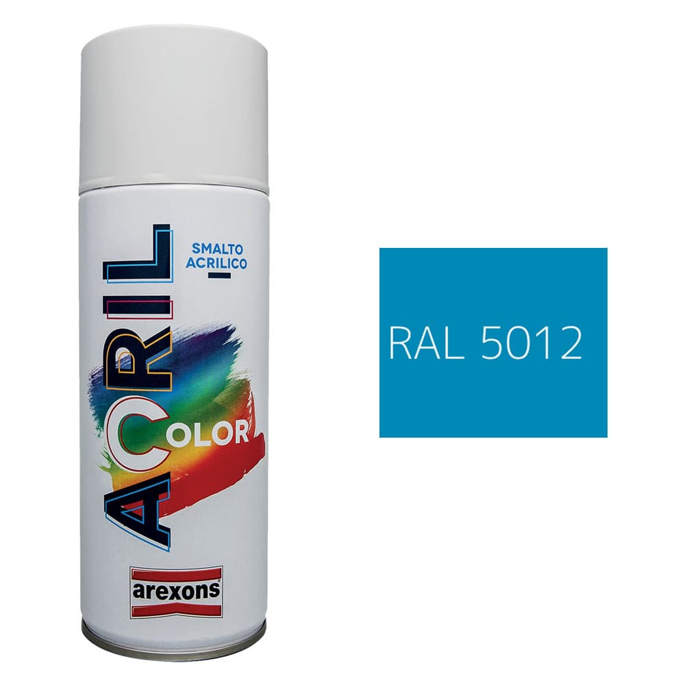 SMALTO SPRAY ACRILICO RAL 5012 - blu chiaro (6 PZ)
