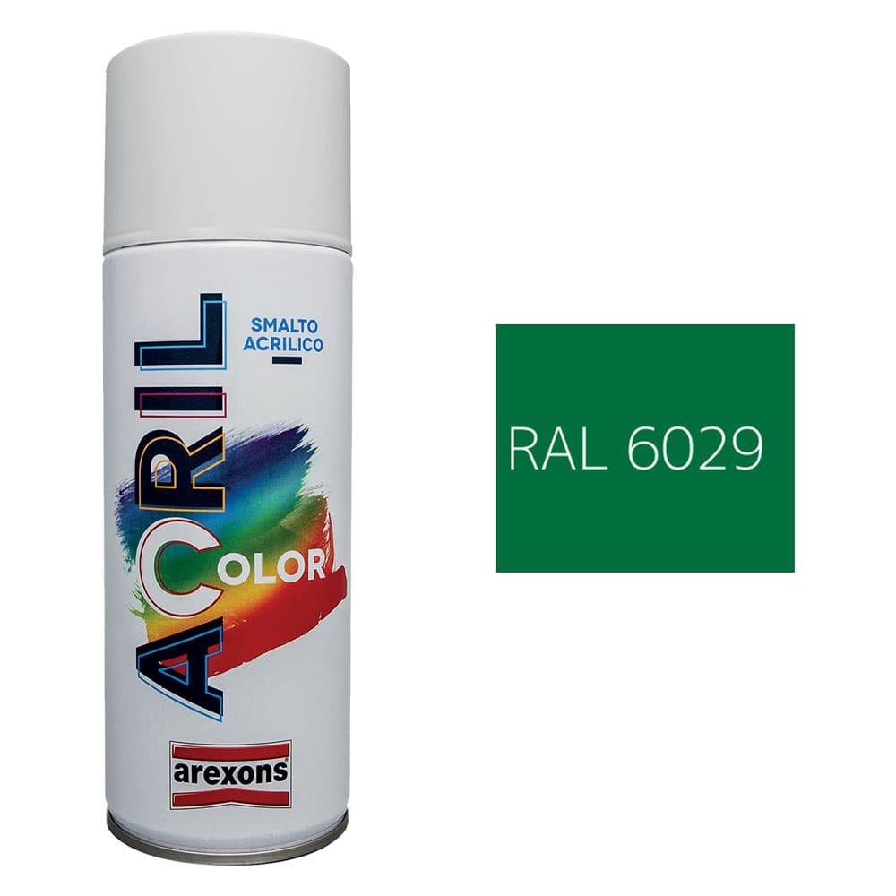 SMALTO SPRAY ACRILICO RAL 6029 - verde menta (6 PZ)