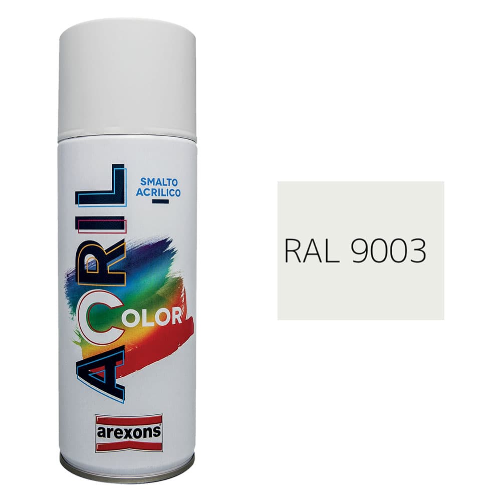 SMALTO SPRAY ACRILICO RAL 9003 - bianco segnale