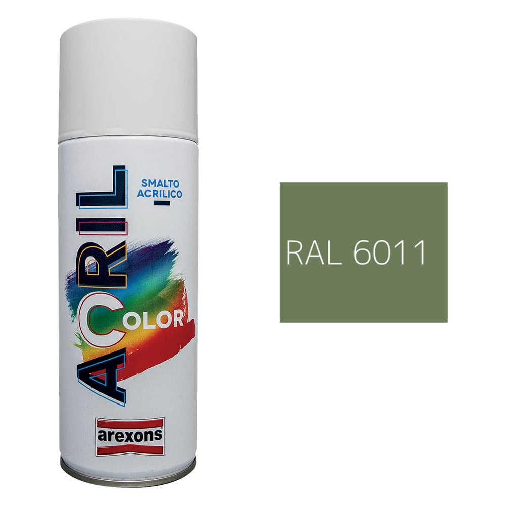 SMALTO SPRAY ACRILICO RAL 6011 - verde reseda
