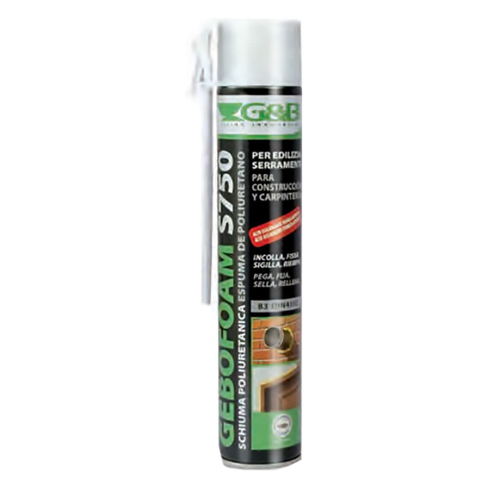 SCHIUMA POLIURETANICA 'GEBOFOAM' ml 750 tipo S - manuale (12 PZ)