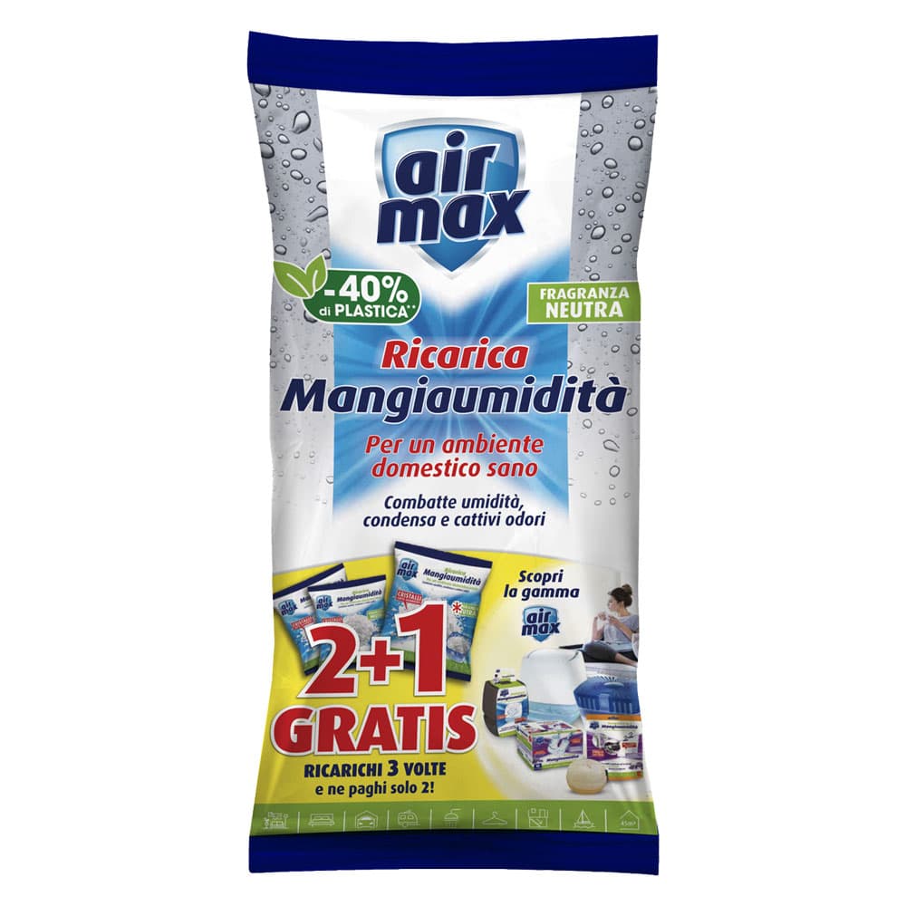SALI ASSORBIUMIDITA' PER 'AIR MAX VORTEX' gr. 900 + 450 gratis - neutra (12 CF)