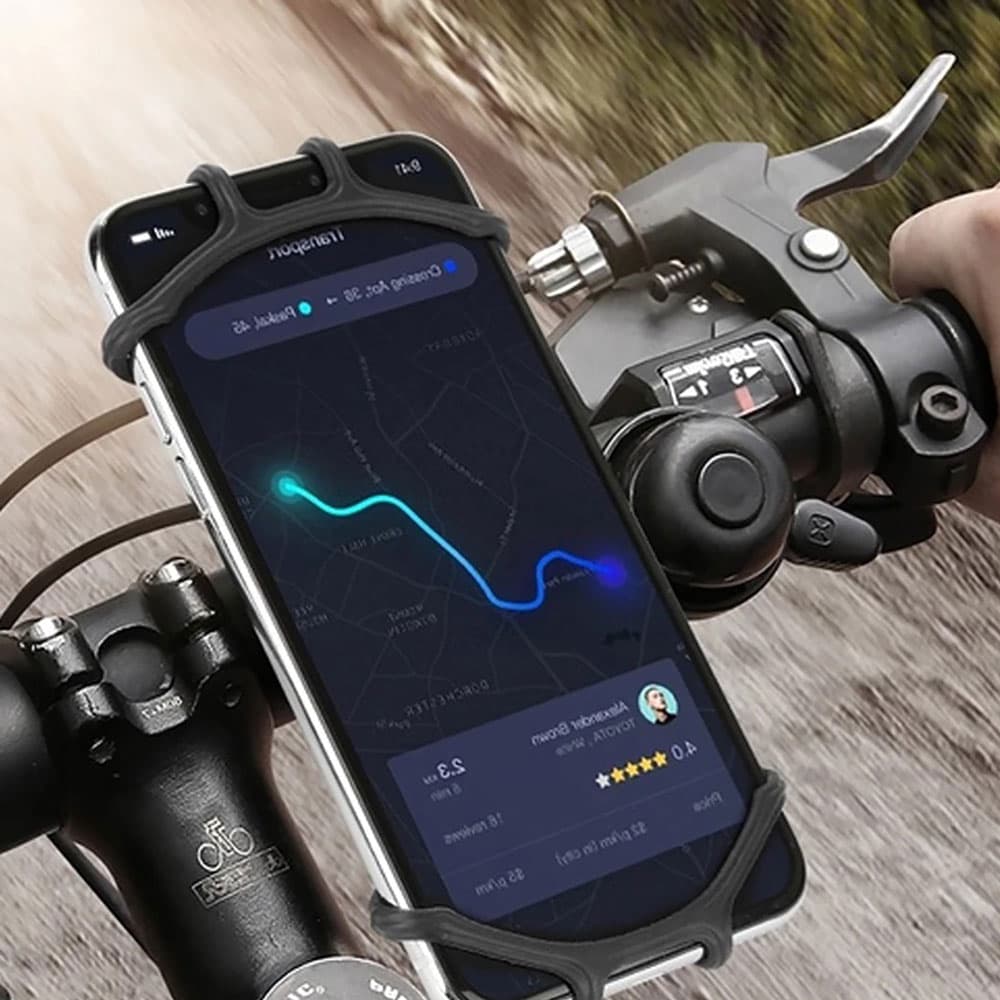 SUPPORTO SMARTPHONE PER BICI E MOTO rotazione 360° (12 PZ)