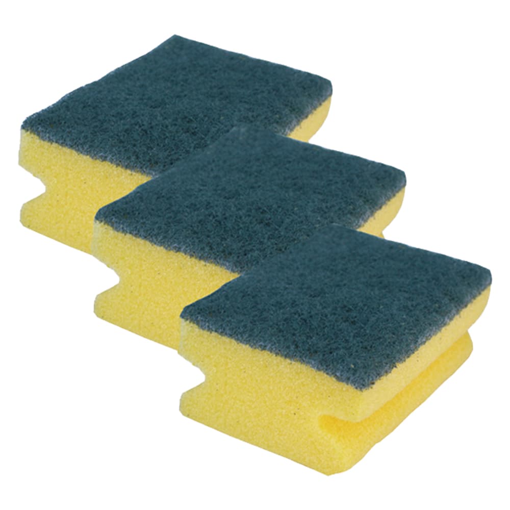 SPUGNA DA CUCINA ABRASIVA 'BRILLA' cm 10 x 7 x 5 (10 CF)