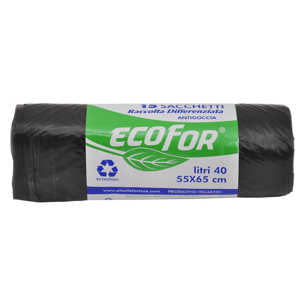 SACCHETTI PER NETTEZZA URBANA cm 70x110 - cf.10 pz - neri (35 CF)
