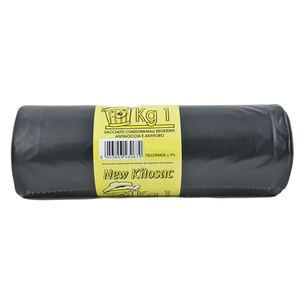 SACCHI PER NETTEZZA URBANA 'PESANTI' cm 120x130 - rt.1 kg - neri