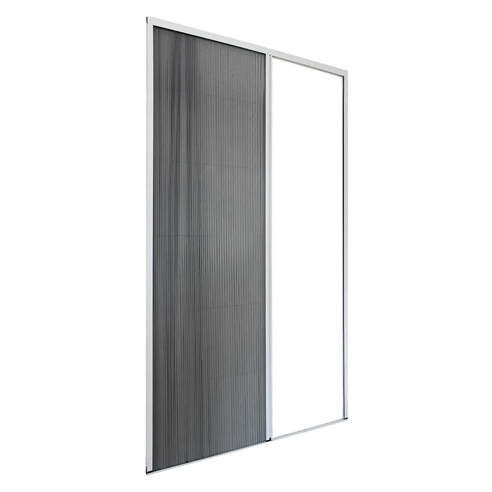 ZANZARIERA PLISSETTATA PER PORTA cm 150 x 240 marrone - apert.lat..